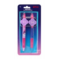 Display 2 pixuri radiabile K-Pop Demon Hunters Stationery 200x90 mm