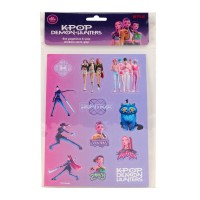 Set 12 Stickers K-Pop Demon Hunters Stationery 105x148 mm
