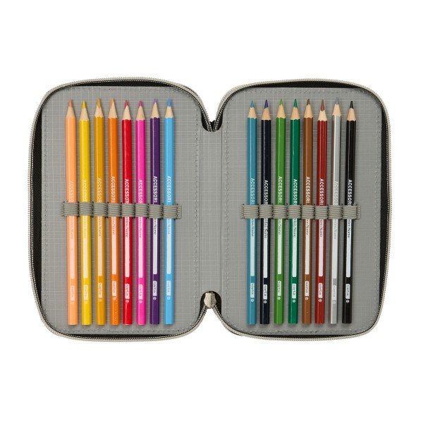 Penar echipat K-Pop Demon Hunters HuntriX 3 compartimente 37 piese 12.5x19.5x5.5 cm