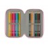 Penar echipat K-Pop Demon Hunters Iconic cu 3 compartimente 37 piese 12.5x19.5x5.5 cm