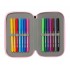 Penar echipat K-Pop Demon Hunters Iconic cu 3 compartimente 37 piese 12.5x19.5x5.5 cm