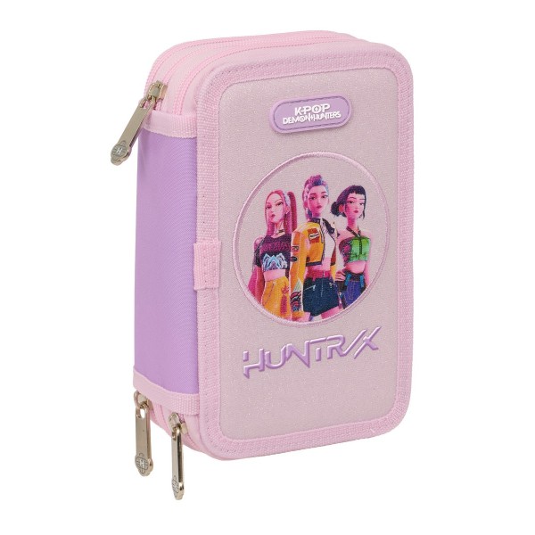 Penar echipat K-Pop Demon Hunters Iconic cu 3 compartimente 37 piese 12.5x19.5x5.5 cm