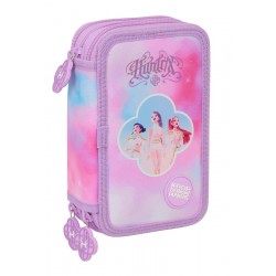 Penar echipat K-Pop Demon Hunters Artist cu 3 compartimente 37 piese 12.5x19.5x5.5 cm