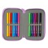 Penar echipat K-Pop Demon Hunters Artist cu 3 compartimente 37 piese 12.5x19.5x5.5 cm