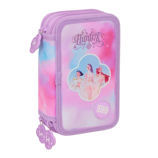 Penar echipat K-Pop Demon Hunters Artist cu 3 compartimente 37 piese 12.5x19.5x5.5 cm
