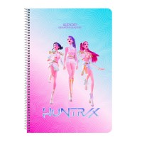 Notebook A4 K-Pop Demon Hunters Stationery 80 file matematica 21.5x31x1 cm