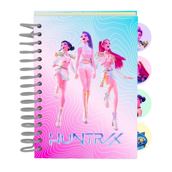 Bloc notes A6 K-Pop Demon Hunters Stationery 80 pagini 10.5x14.8 cm