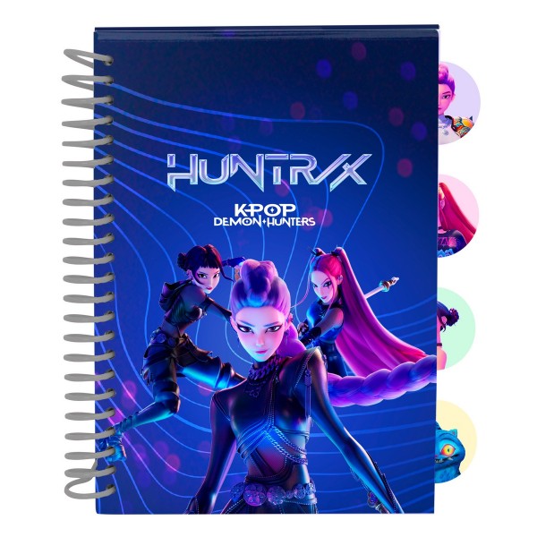 Bloc notes A5 K-Pop Demon Hunters Stationery 80 file 14.8x2.1 cm