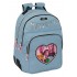Rucsac K-Pop Demon Hunters HuntriX 2 compartimente cu intarituri, adaptabil la troler 32x42x15 cm