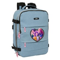 Rucsac calatorie copii K-Pop Demon Hunters HuntriX 3 compartimente, buzunar  laptop 15.6 inch 29x44x19 cm