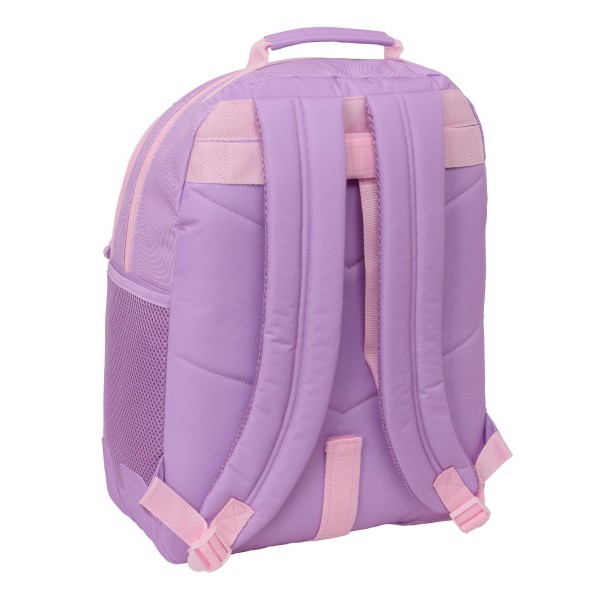 Rucsac fete K-Pop Demon Hunters Iconic 2 compartimente cu intarituri adaptabil la troler 32x42x15 cm