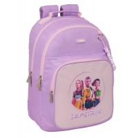 Rucsac fete K-Pop Demon Hunters Iconic 2 compartimente cu intarituri adaptabil la troler 32x42x15 cm