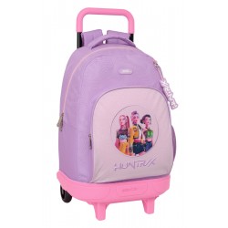 Rucsac troler detasabil fete K-Pop Demon Hunters Iconic cu 2 roti 33x45x22 cm