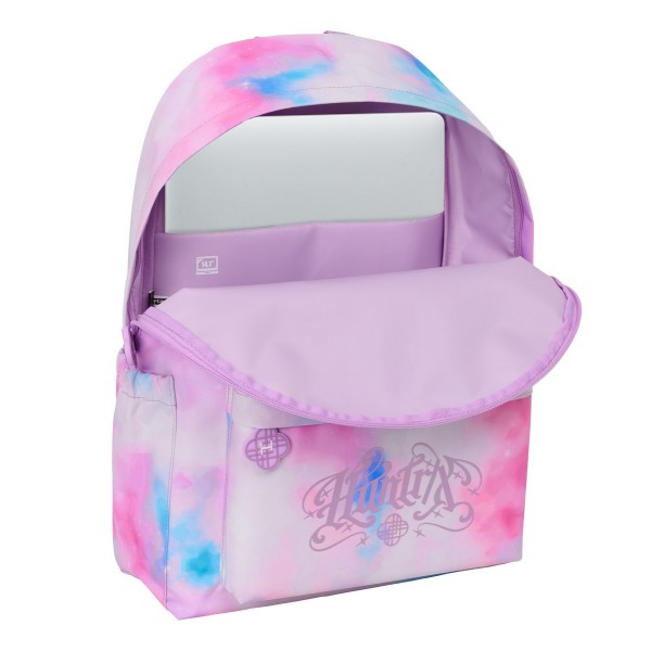 Rucsac fete K-Pop Demon Hunters Artist compartiment laptop 14.1 inch 31x43x13 cm