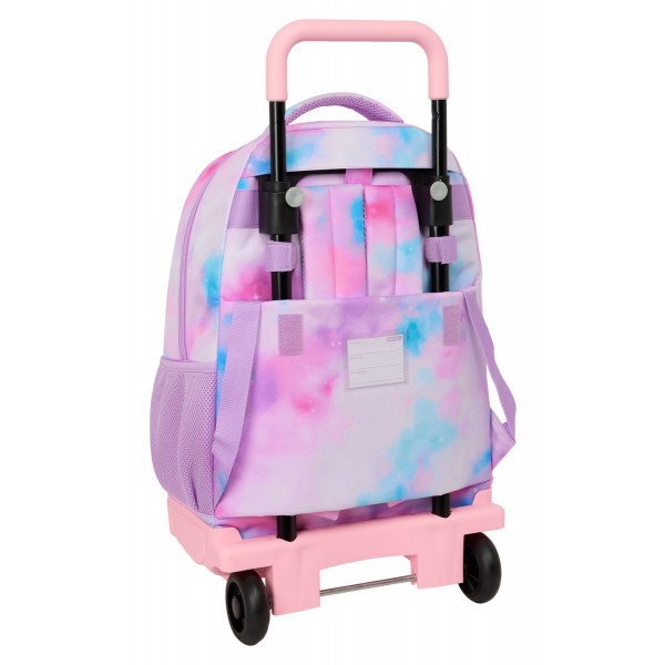 Rucsac troler detasabil fete K-Pop Demon Hunters Artist cu 2 roti 33x45x22 cm