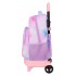 Rucsac troler detasabil fete K-Pop Demon Hunters Artist cu 2 roti 33x45x22 cm