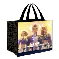 Geanta shopper K-Pop Demon Hunters Negra PP tesut 45x20x40 cm