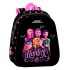 Rucsac 3D fete K-Pop Demon Hunters - Negra, 27x10x33 cm