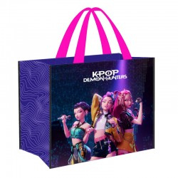 Geanta shopper K-Pop Demon Hunters Sound, PP tesut 45x20x40 cm