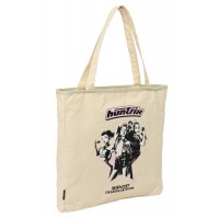Geanta tote fete K-Pop Demon Hunters cu fermoar bej 36x6.5x38 cm