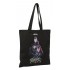 Geanta tote fete K-Pop Demon Hunters, neagra 38x42 cm
