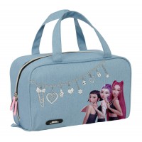 Geanta cosmetica K-Pop Demon Hunters HuntriX adaptabila la troler 31x14x19 cm