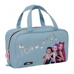 Geanta cosmetica K-Pop Demon Hunters HuntriX adaptabila la troler 31x14x19 cm
