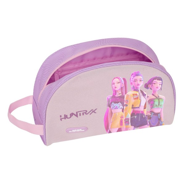Borseta cosmetica fete K-Pop Demon Hunters Iconic adaptabila la troler 28x18x10 cm