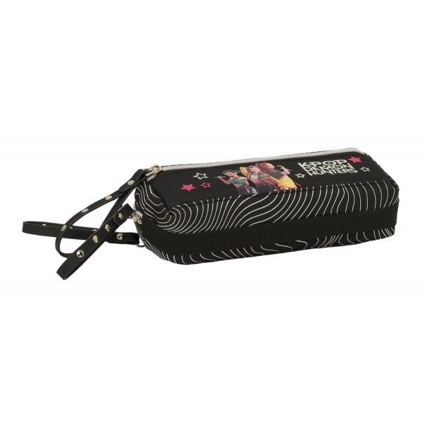 Penar K-Pop Demon Hunters Energy 3 compartimente cu banda elastica 22x8.5x6 cm