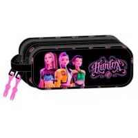 Penar 3D K-Pop Demon Hunters Negra cu 2 compartimente 21x6x8 cm
