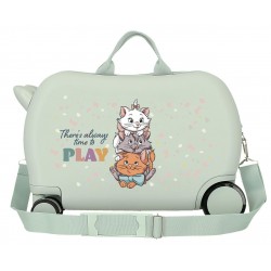 Valiza copii ride-on Aristogatos Time ABS, 4 roti, 45x31x20 cm