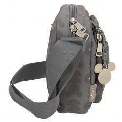 Geanta de umar Zenia Mickey cu 2 compartimente 7x18x25 cm