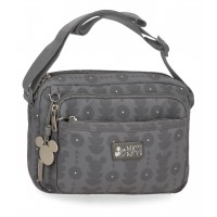 Geanta de umar Zenia Mickey cu 2 compartimente 7x18x25 cm