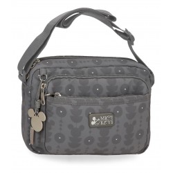 Geanta de umar Zenia Mickey cu 2 compartimente 7x18x25 cm