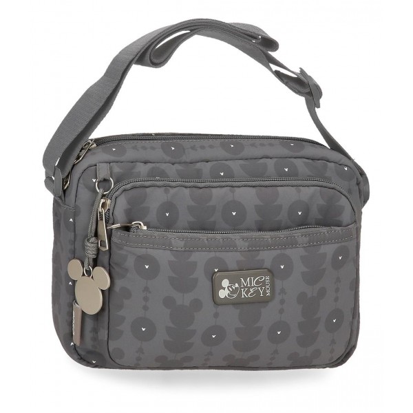 Geanta de umar Zenia Mickey cu 2 compartimente 7x18x25 cm