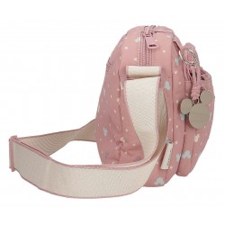 Geanta de umar Luma Mickey cu 2 compartimente 7x18x25 cm