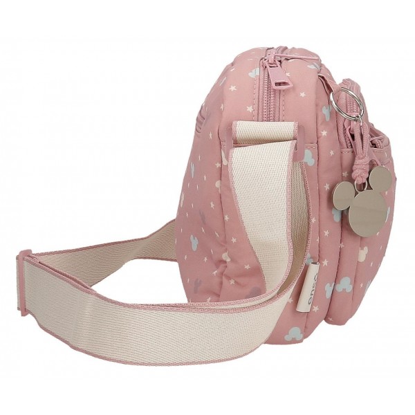 Geanta de umar Luma Mickey cu 2 compartimente 7x18x25 cm