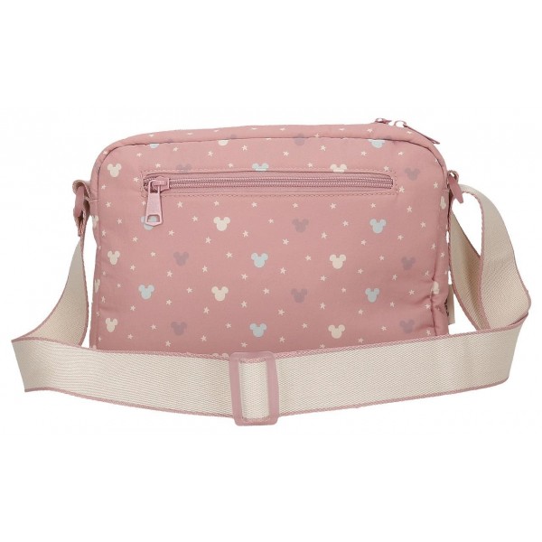 Geanta de umar Luma Mickey cu 2 compartimente 7x18x25 cm