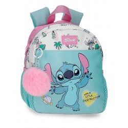 Ghiozdan gradinita Stitch Little Destruction 10x26x19 cm