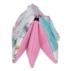 Penar scoala Stitch Little Destruction 3 compartimente 5x12x22 cm