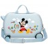 Valiza copii ride-on Mickey Fun Times ABS, 4 roti, 45x31x20 cm