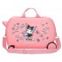 Valiza copii ride-on Kuromi Fortune ABS 4 roti roz 45x31x20 cm