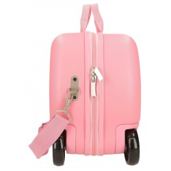 Valiza copii ride-on Minnie Happy To Be Me, ABS roz 31x45x20 cm