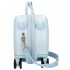 Valiza copii ride-on Frozen Forever ABS, 4 roti, albastru deschis, 45x31x20 cm