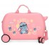 Valiza copii ride-on Stitch You and Me ABS, 4 roti, roz, 45x31x20 cm