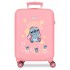 Troler cabina copii Stitch You Me, ABS roz 55x38x20 cm
