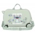 Valiza copii ride-on Stitch Keep Going ABS, 4 roti, verde menta 45x31x20 cm