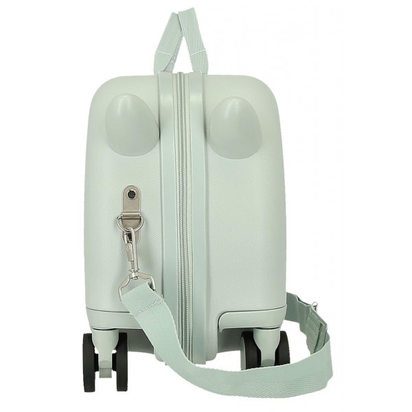 Valiza copii ride-on Stitch Keep Going ABS, 4 roti, verde menta 45x31x20 cm