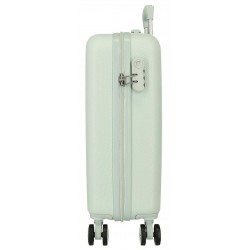 Troler cabina Stitch Keep Going ABS, 4 roti, verde menta, 38x55x20 cm