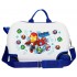 Valiza copii ride-on Iron Friends ABS, 4 roti, alb, 45x31x20 cm